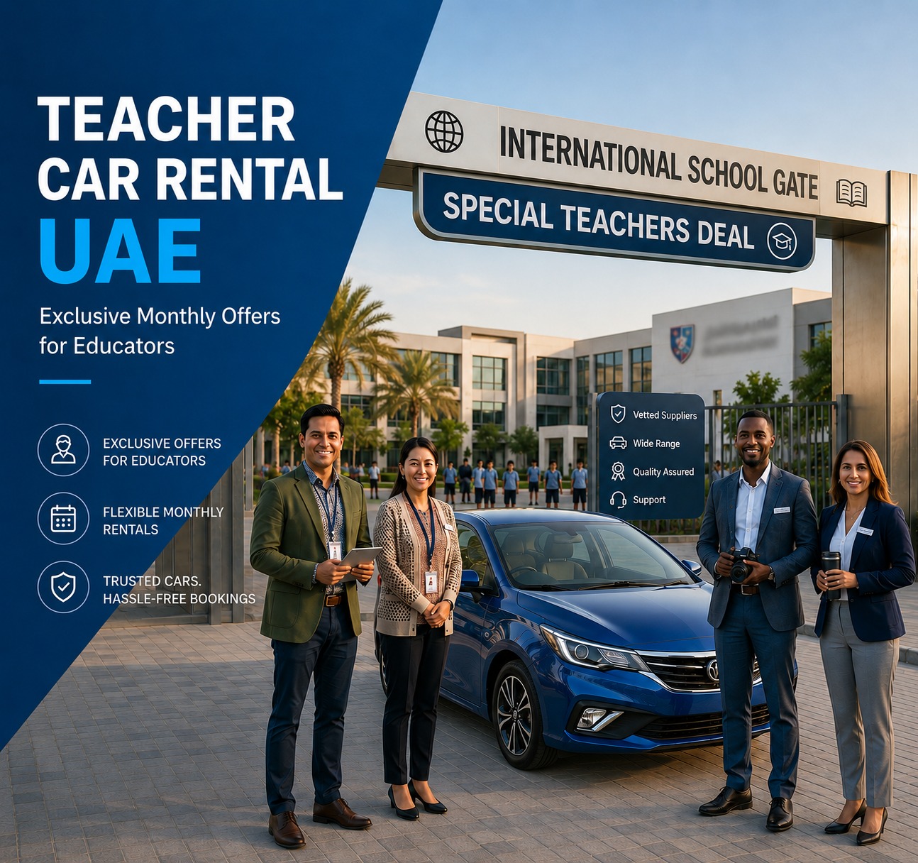 Teacher Car Rental UAE